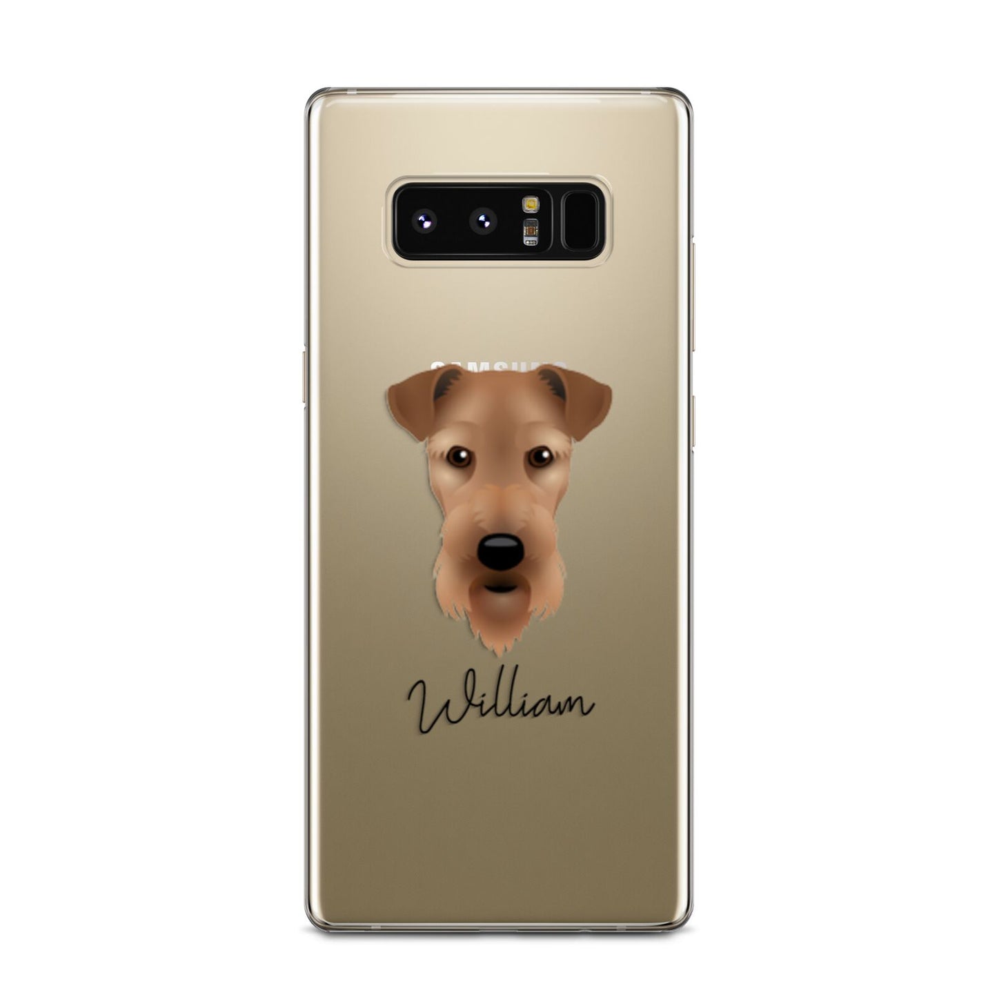 Airedale Terrier Personalised Samsung Galaxy Note 8 Case