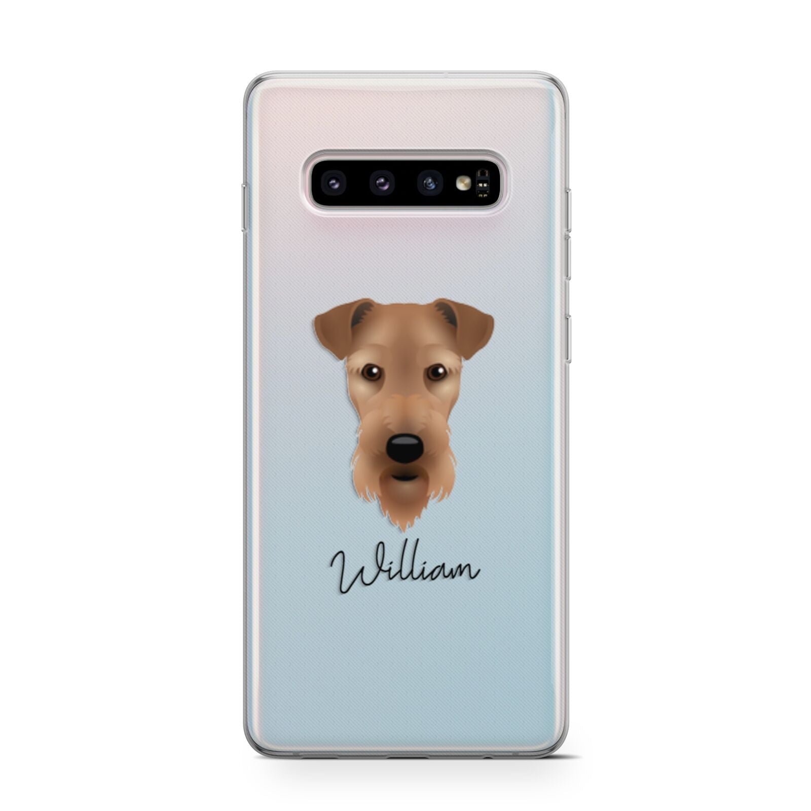 Airedale Terrier Personalised Samsung Galaxy S10 Case