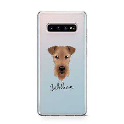 Airedale Terrier Personalised Samsung Galaxy S10 Case