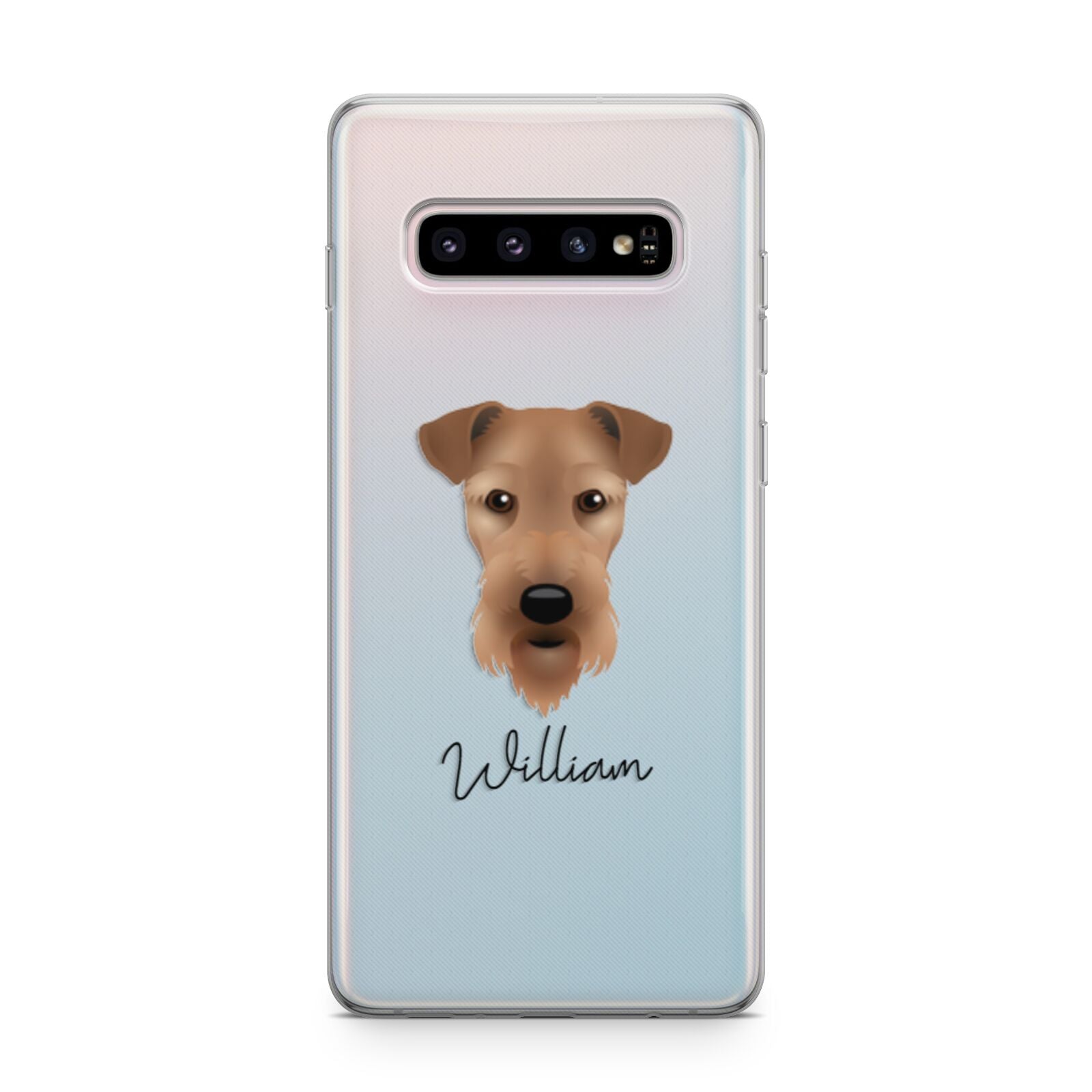 Airedale Terrier Personalised Samsung Galaxy S10 Plus Case