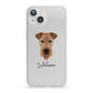 Airedale Terrier Personalised iPhone 13 Clear Bumper Case