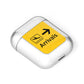 Airport Arrivals AirPods Case Laid Flat