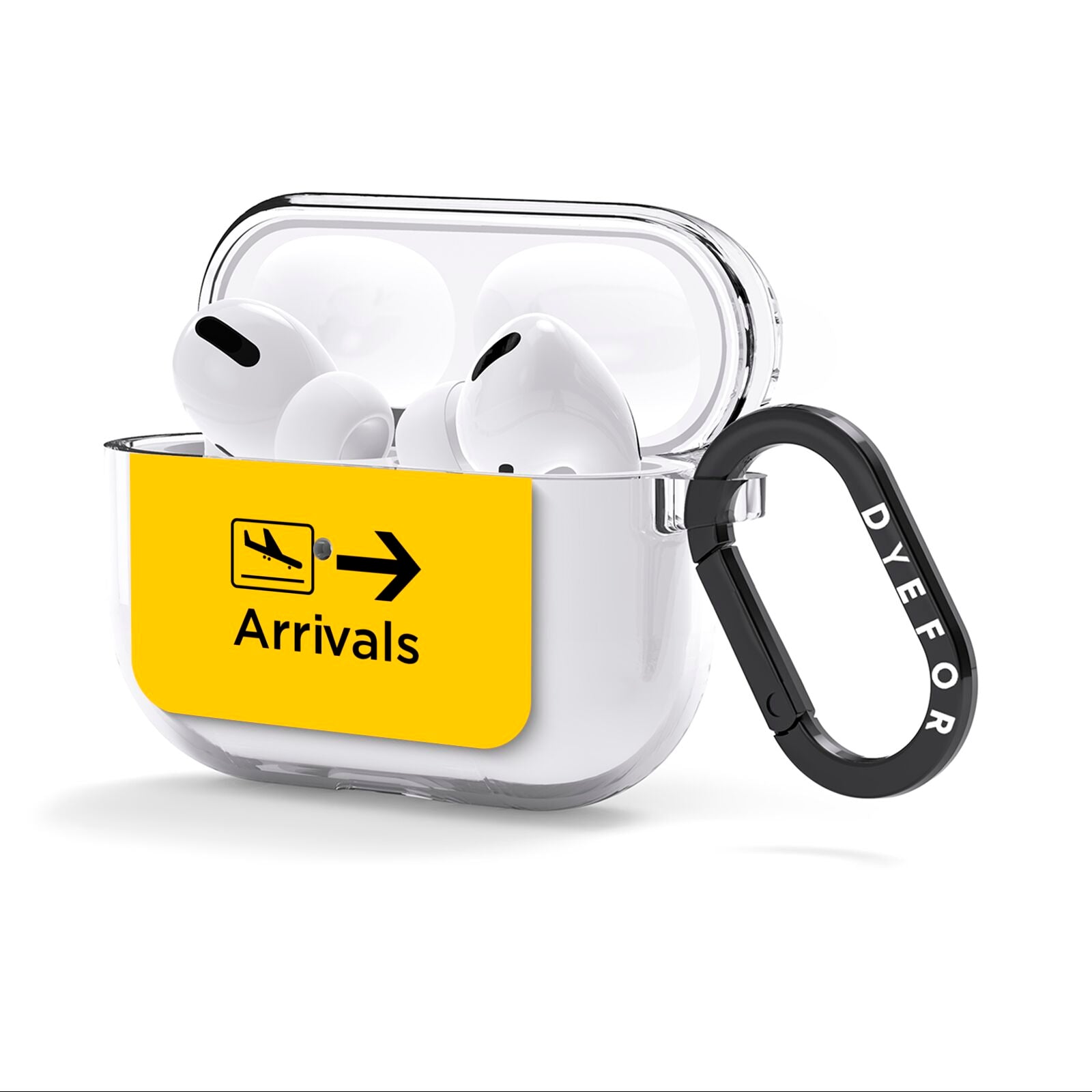 Airport Arrivals AirPods Clear Case 3rd Gen Side Image