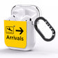 Airport Arrivals AirPods Clear Case Side Image