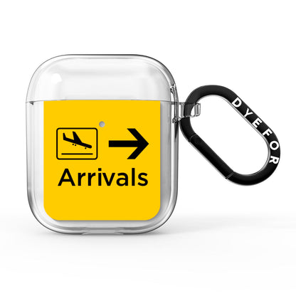 Airport Arrivals AirPods Clear Case