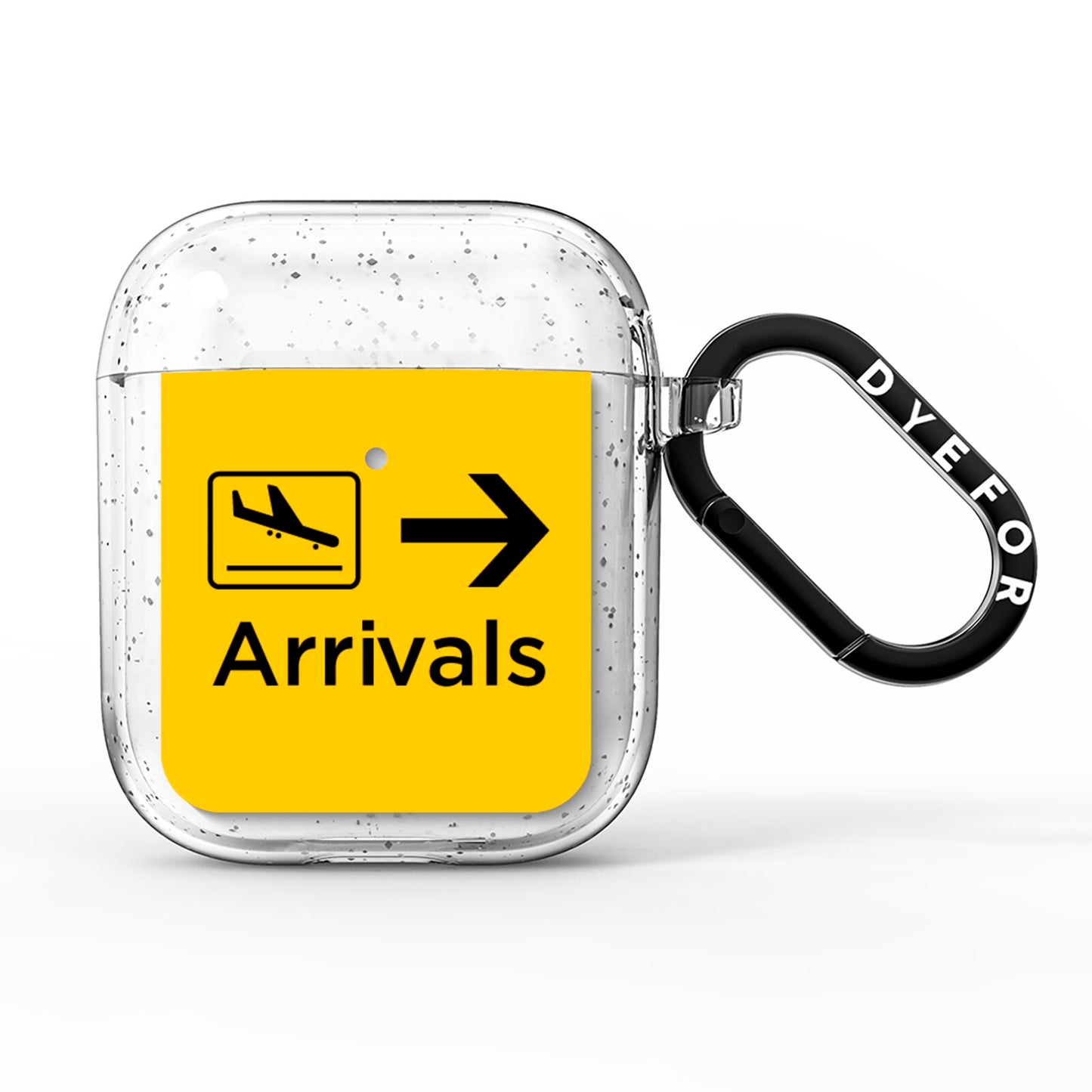 Airport Arrivals AirPods Glitter Case