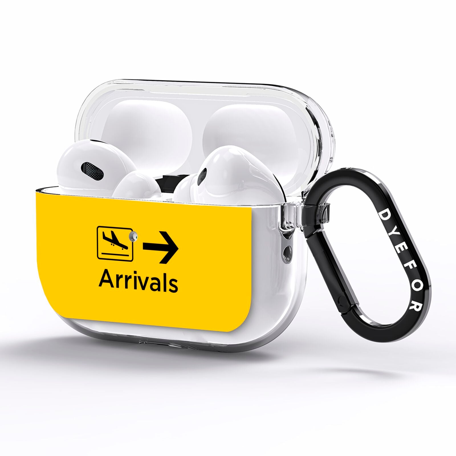 Airport Arrivals AirPods Pro Clear Case Side Image