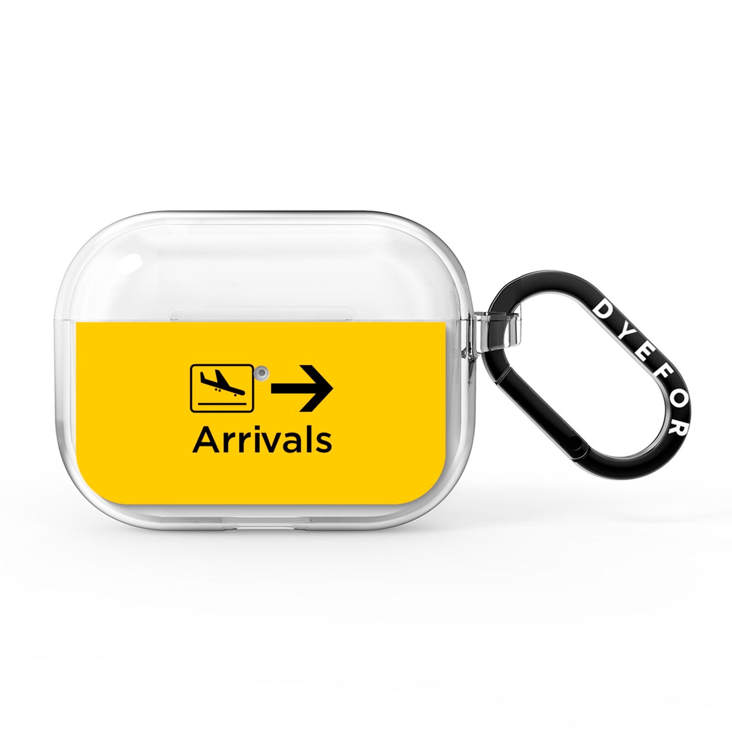 Airport Arrivals AirPods Pro Clear Case
