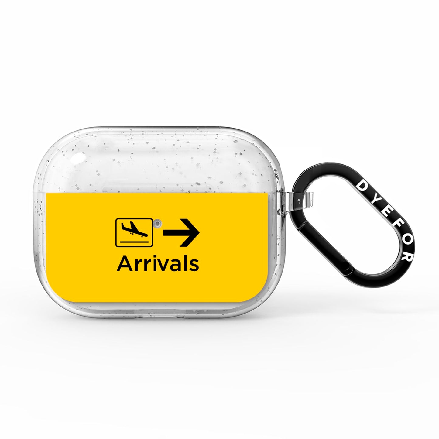 Airport Arrivals AirPods Pro Glitter Case