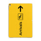 Airport Arrivals Apple iPad Gold Case
