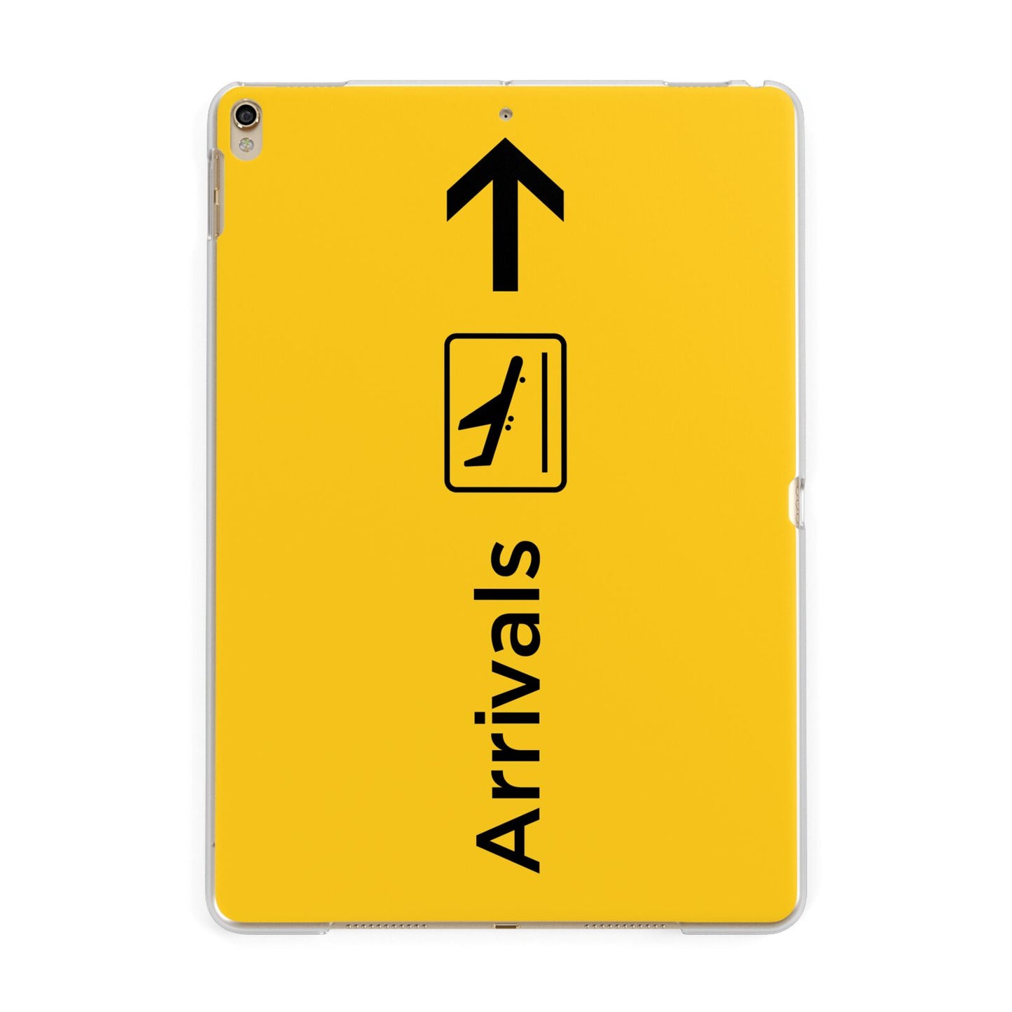 Airport Arrivals Apple iPad Gold Case