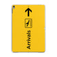 Airport Arrivals Apple iPad Grey Case