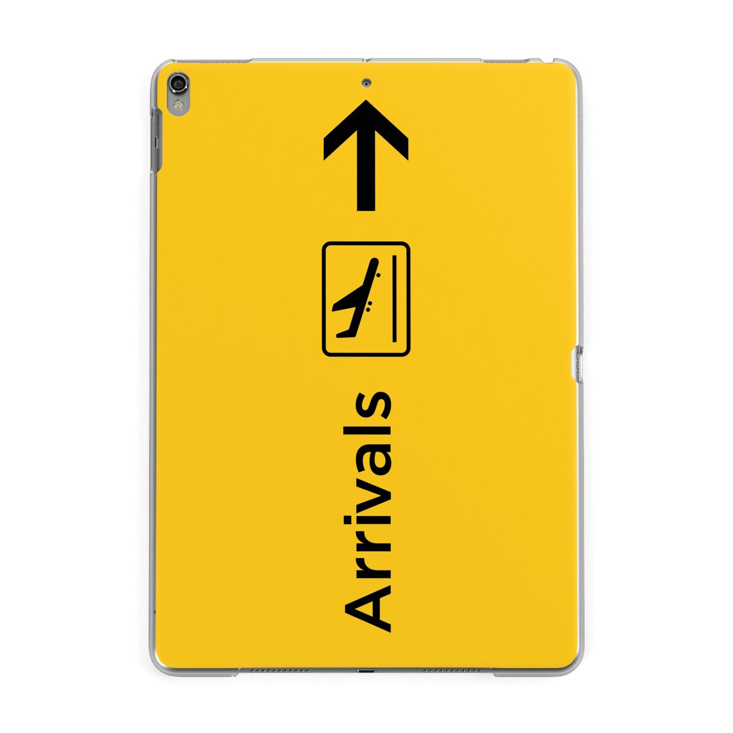 Airport Arrivals Apple iPad Grey Case