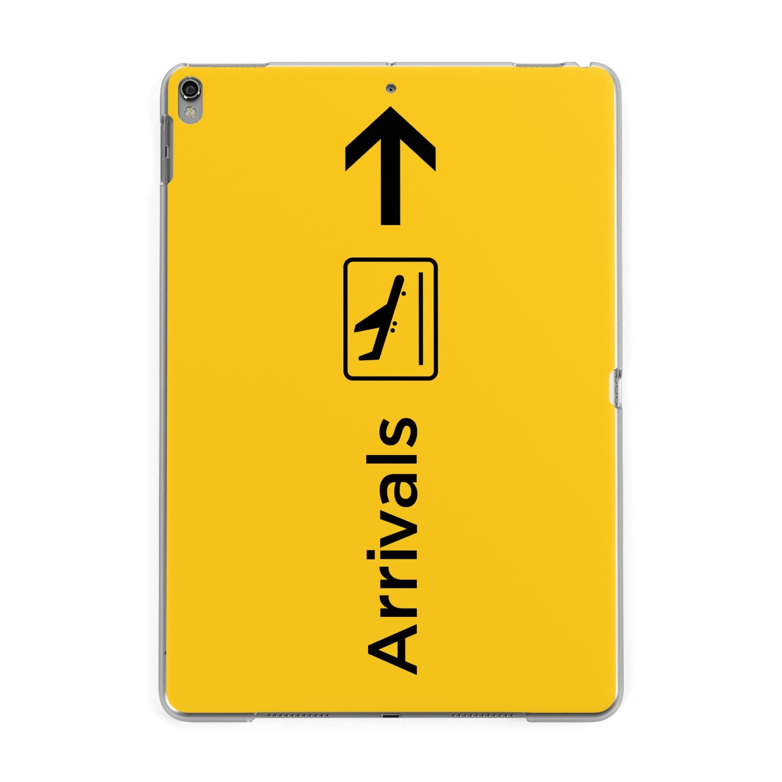 Airport Arrivals Apple iPad Grey Case