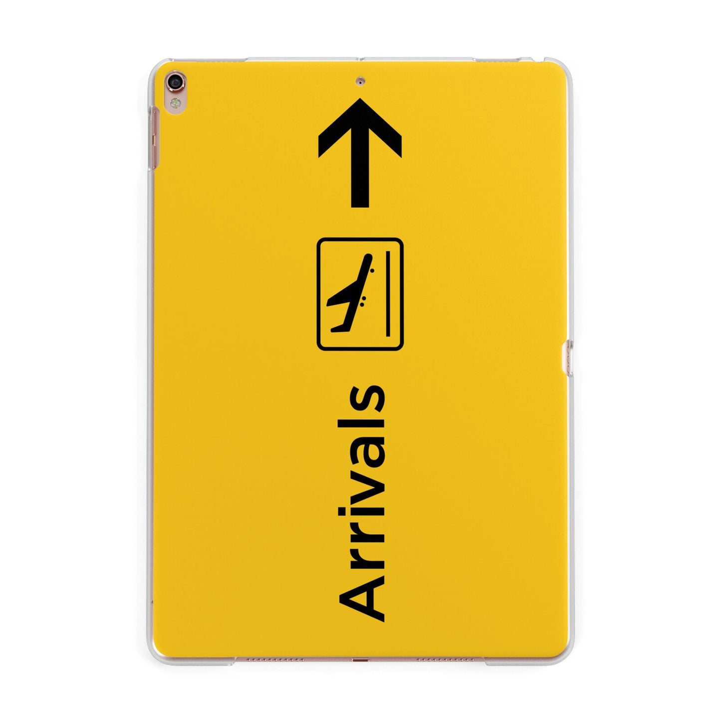 Airport Arrivals Apple iPad Rose Gold Case