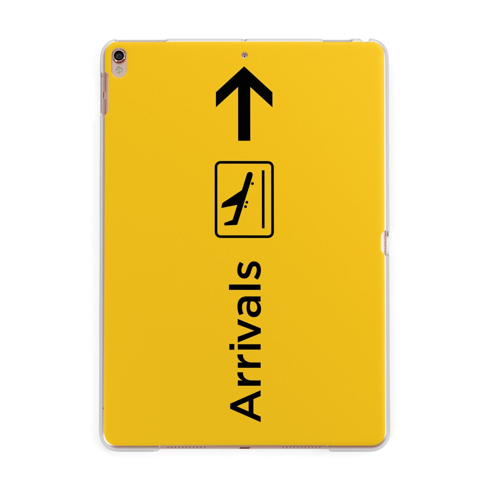 Airport Arrivals Apple iPad Rose Gold Case