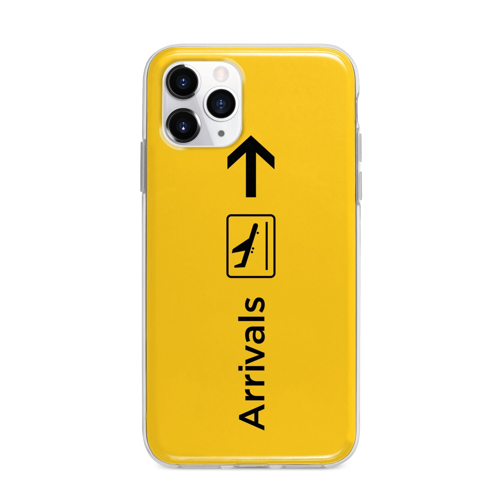 Airport Arrivals Apple iPhone 11 Pro in Silver with Bumper Case