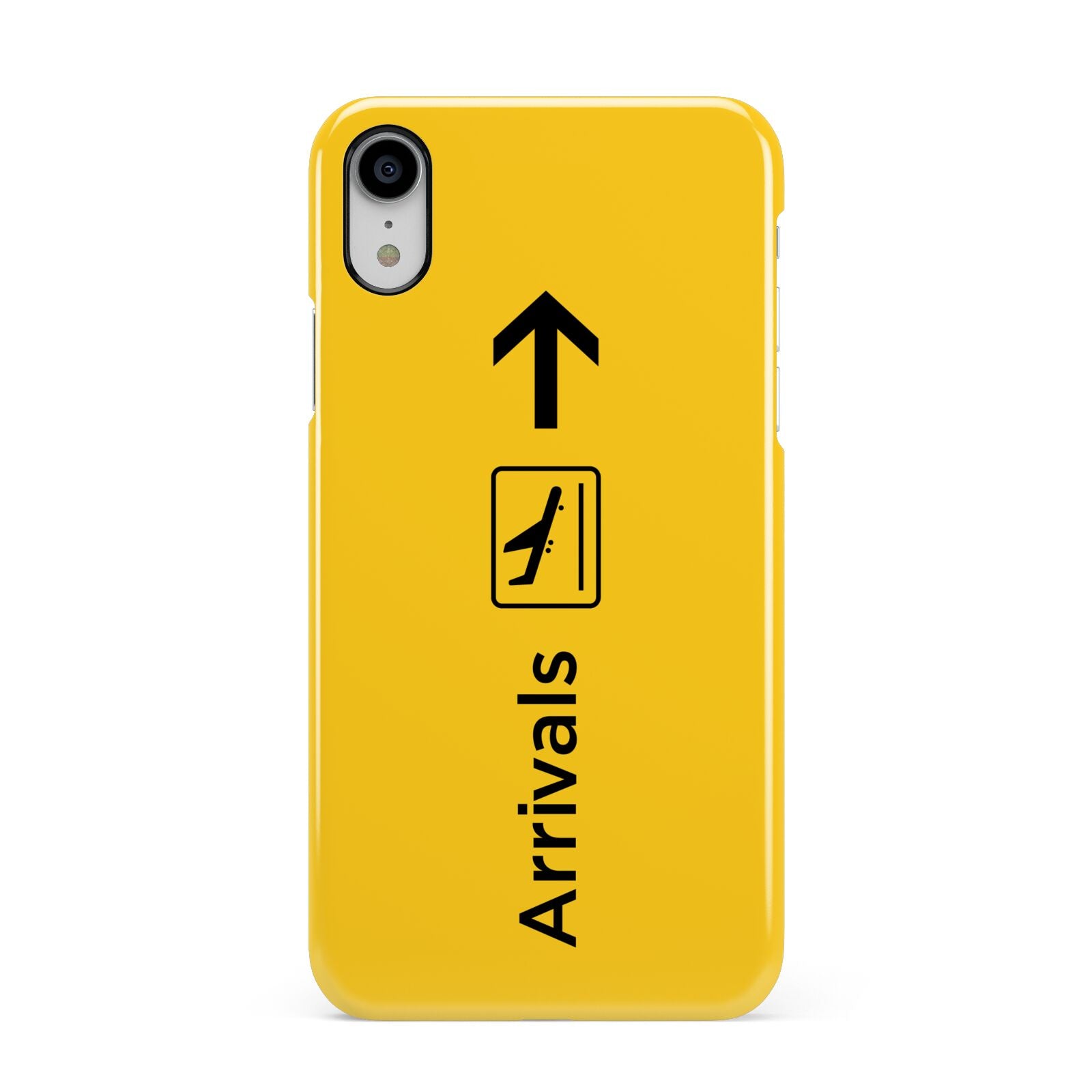 Airport Arrivals Apple iPhone XR White 3D Snap Case