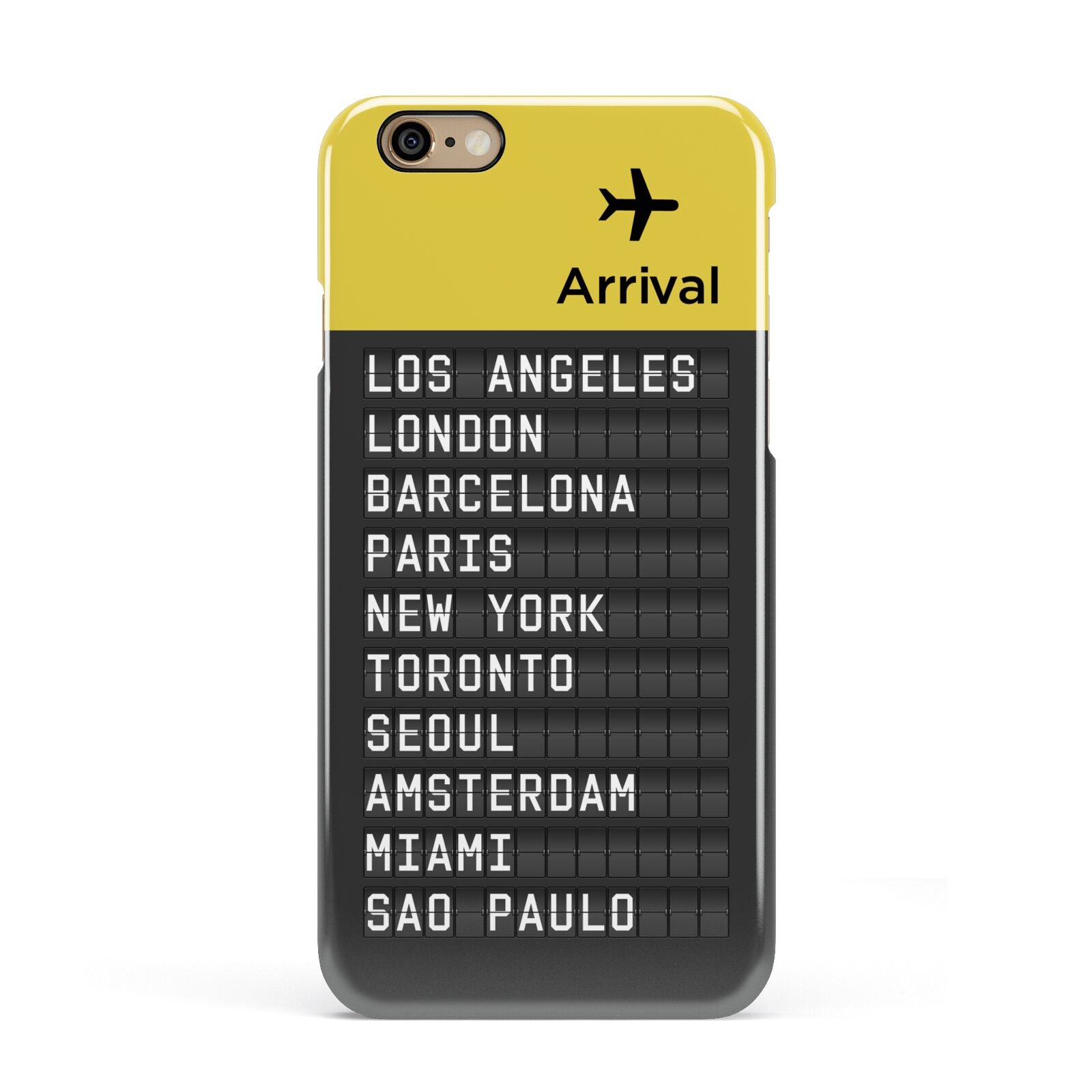 Airport Arrivals Board Apple iPhone 6 3D Snap Case