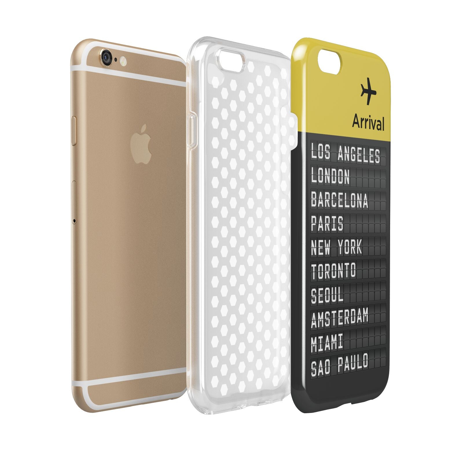 Airport Arrivals Board Apple iPhone 6 3D Tough Case Expanded view