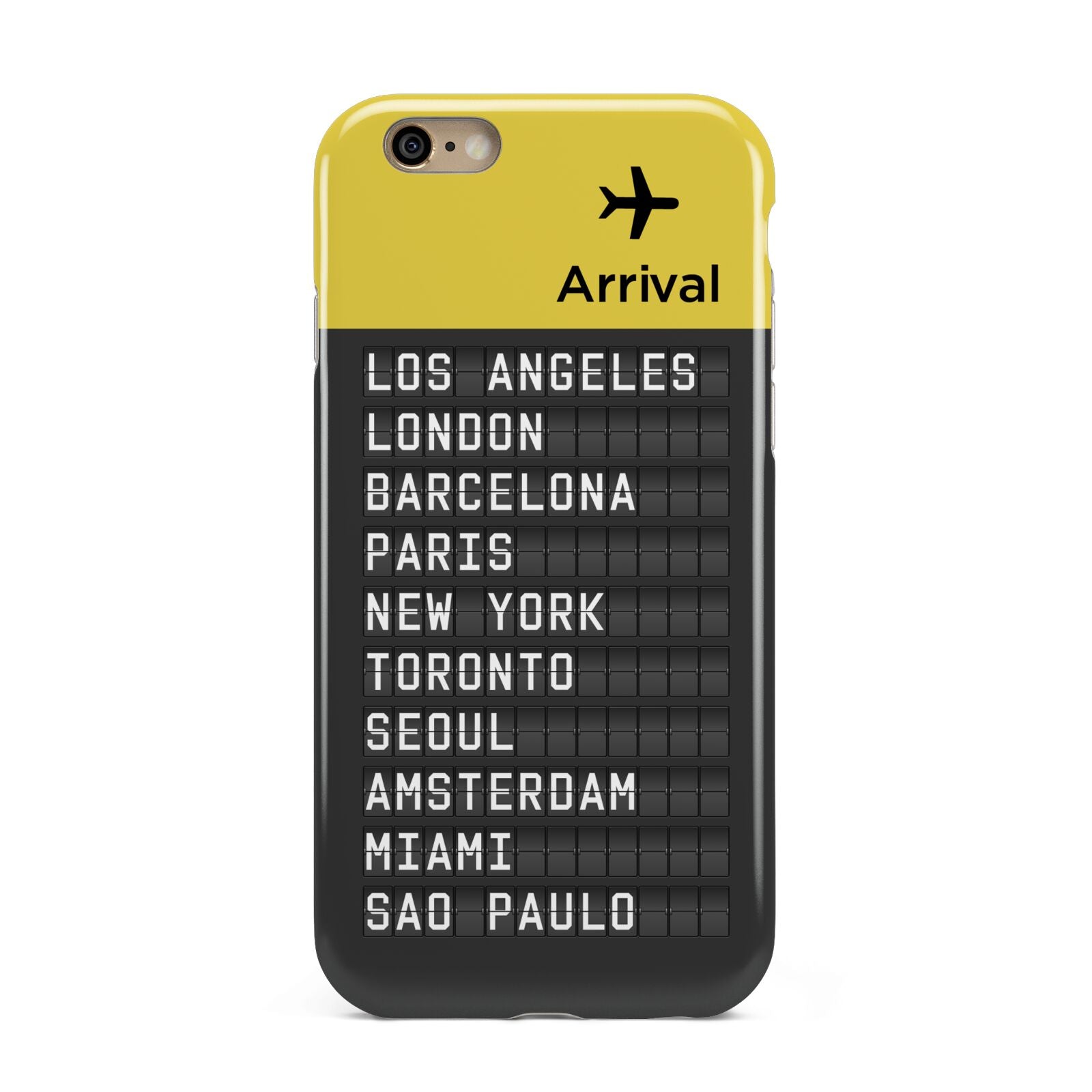 Airport Arrivals Board Apple iPhone 6 3D Tough Case