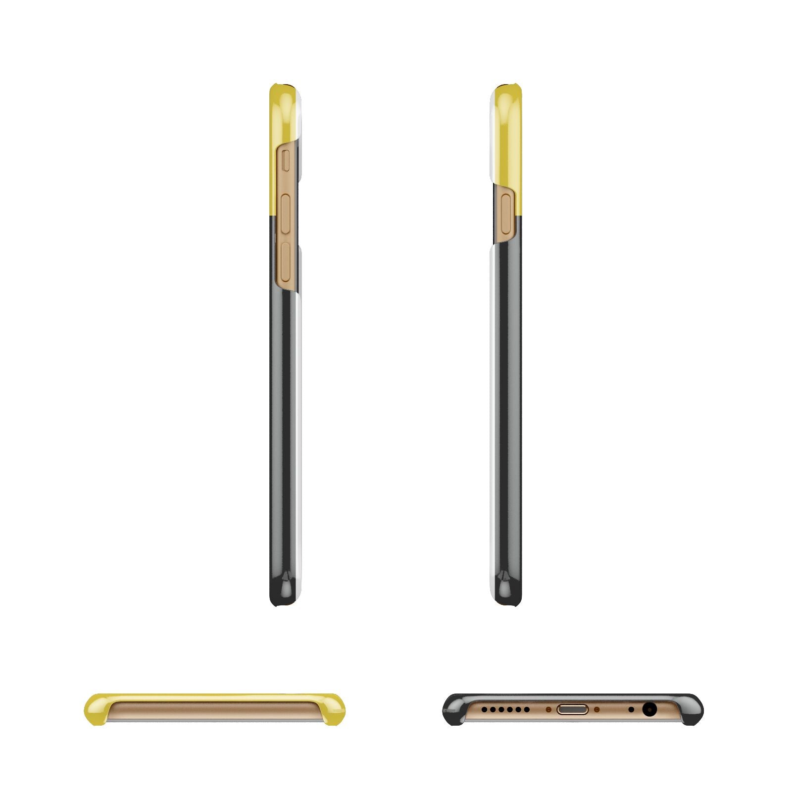 Airport Arrivals Board Apple iPhone 6 3D Wrap Snap Case Angled Images