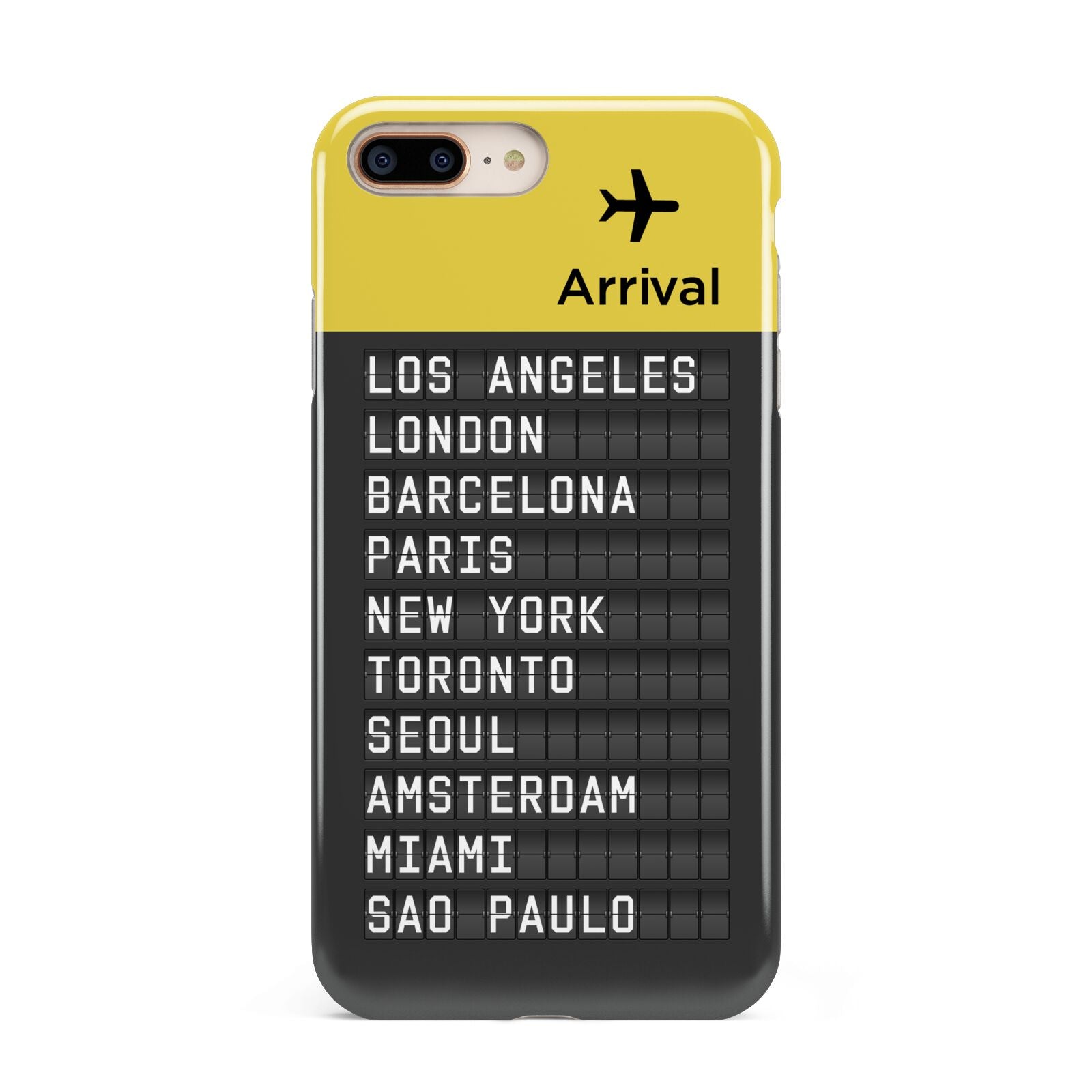 Airport Arrivals Board Apple iPhone 7 8 Plus 3D Tough Case