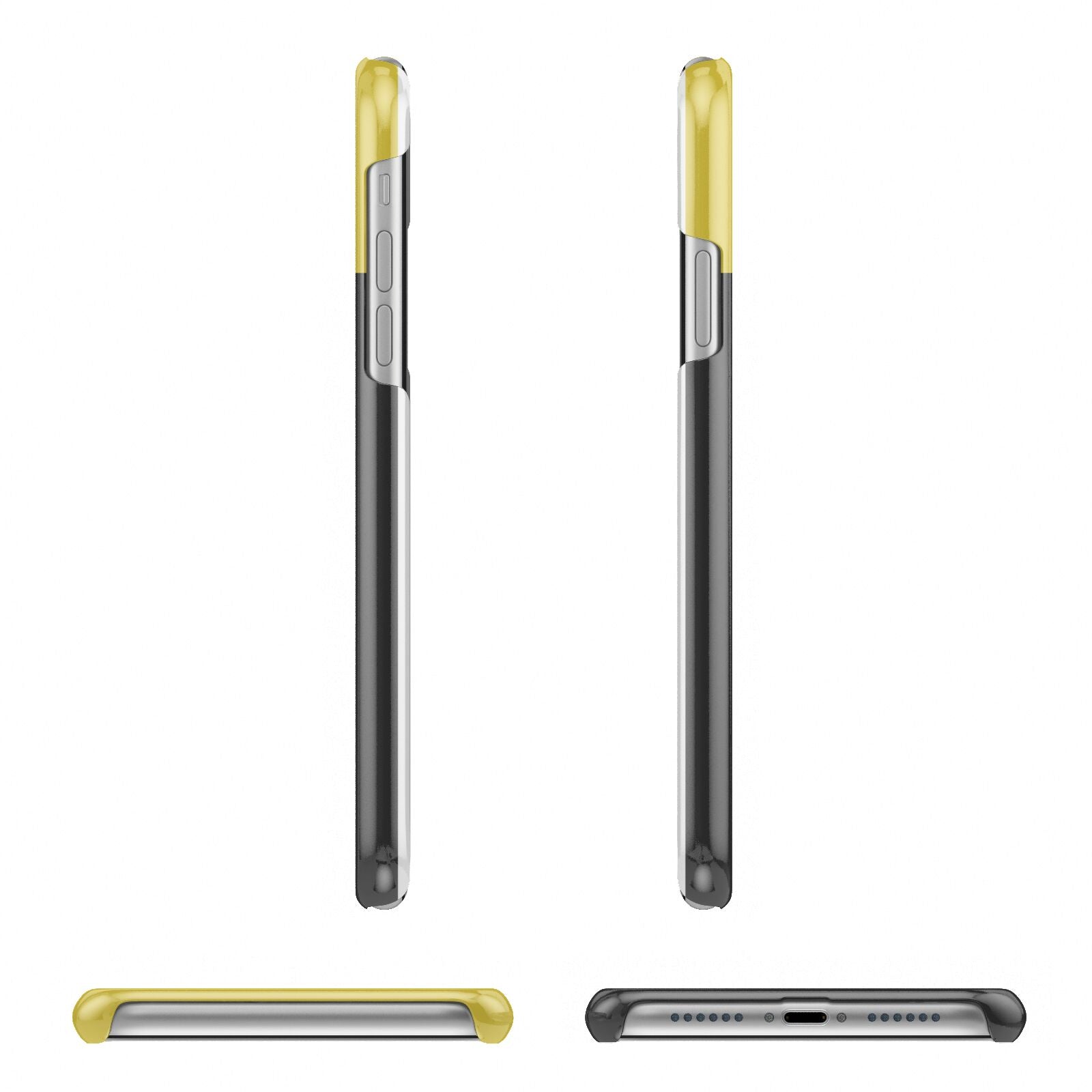 Airport Arrivals Board Apple iPhone XR 3D Wrap Snap Case Angled Images on White Phone