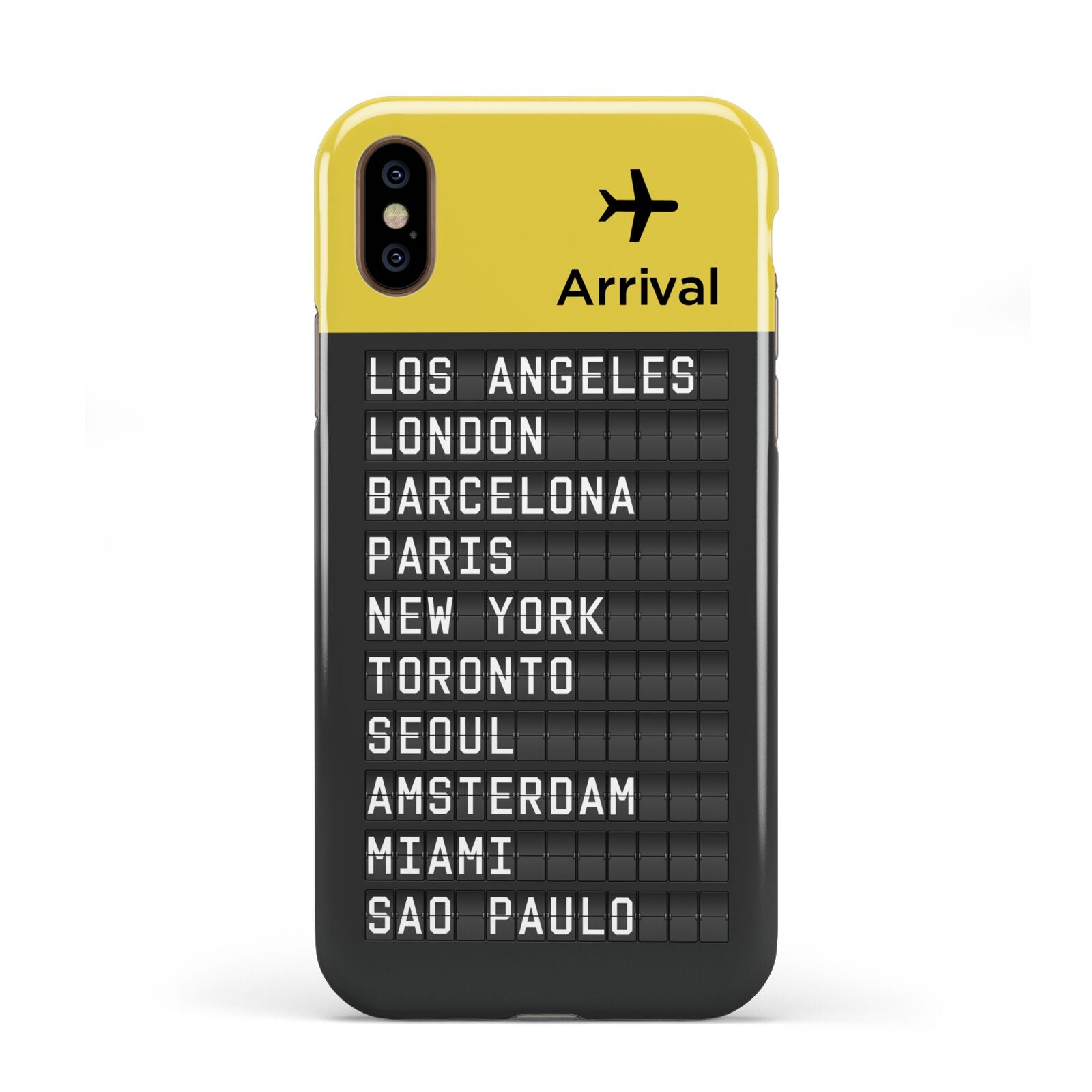 Airport Arrivals Board Apple iPhone XS 3D Tough