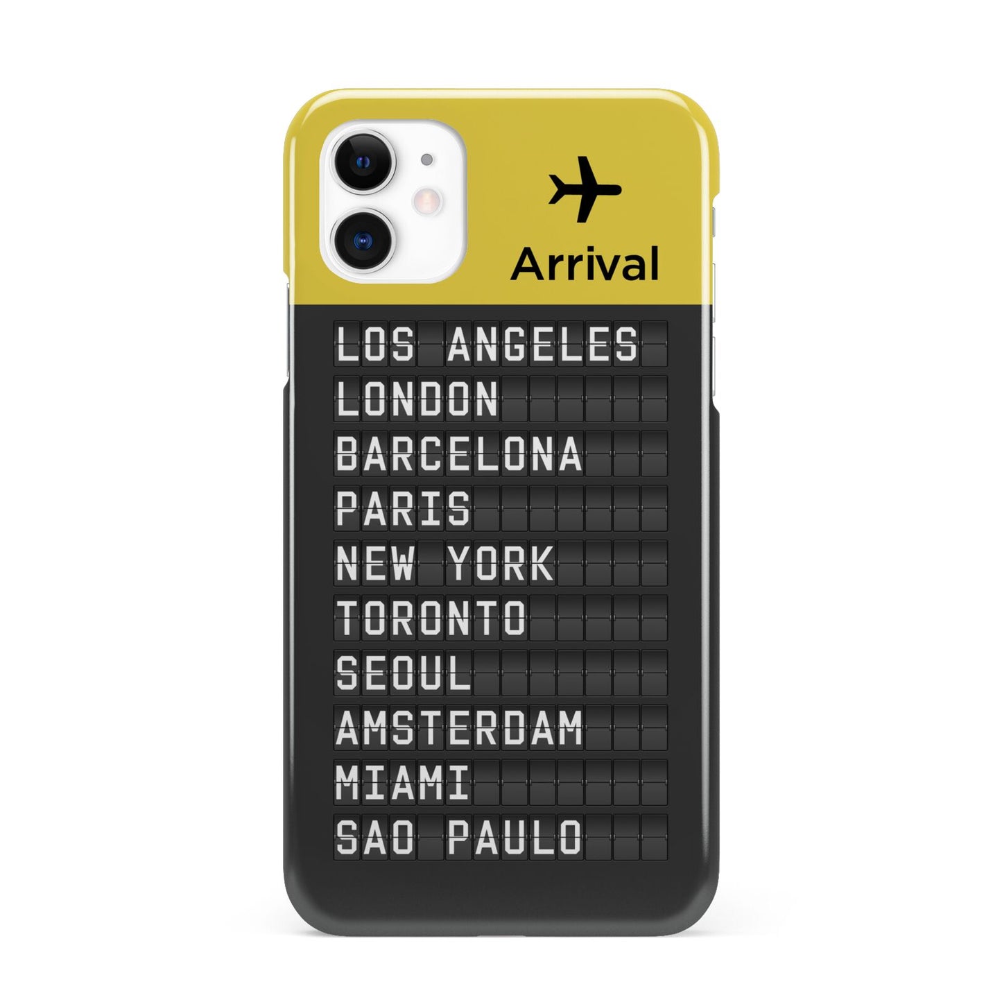 Airport Arrivals Board iPhone 11 3D Snap Case