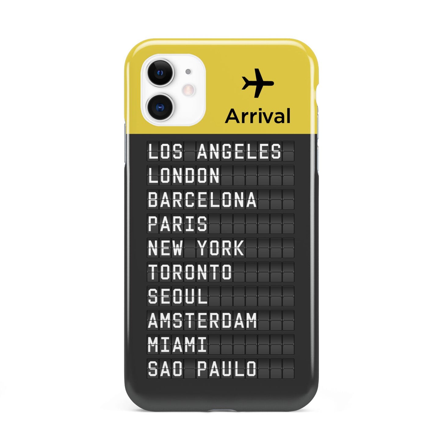 Airport Arrivals Board iPhone 11 3D Tough Case
