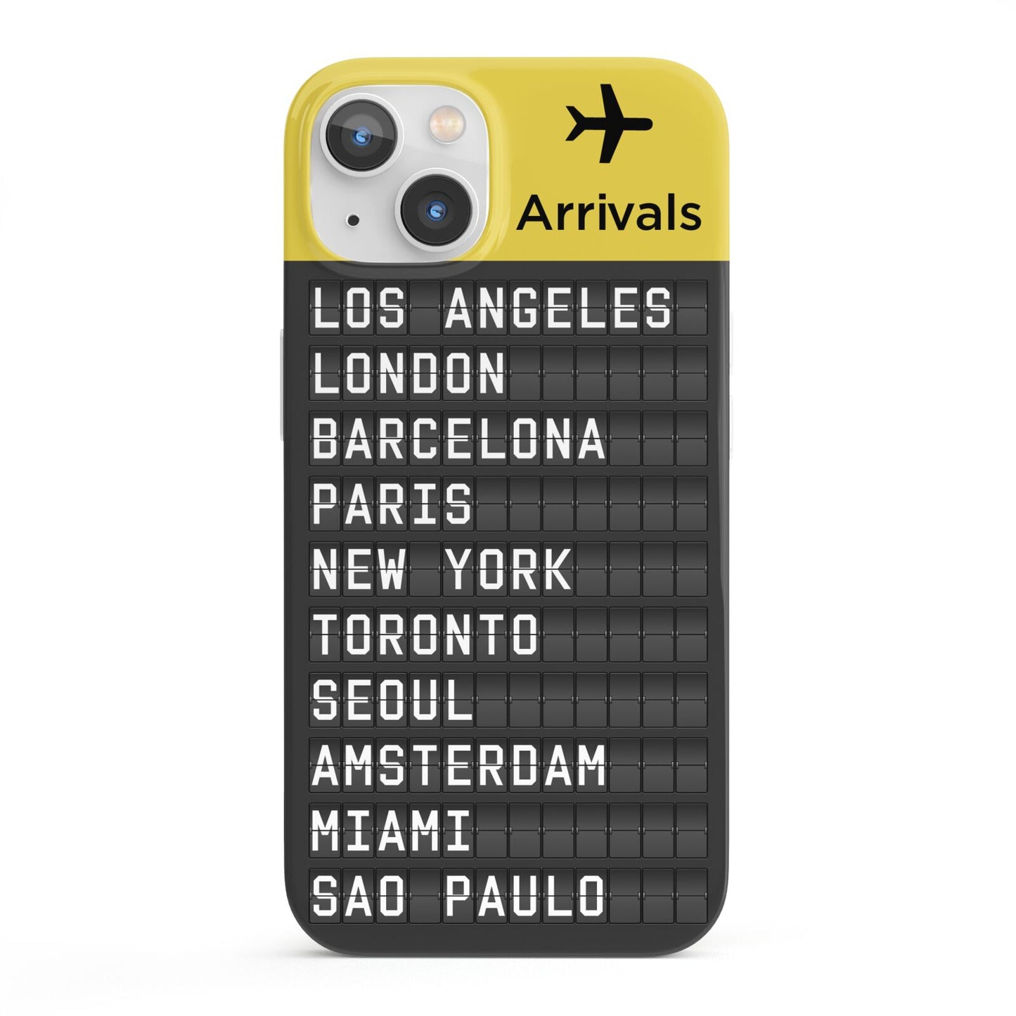 Airport Arrivals Board iPhone 13 Full Wrap 3D Snap Case