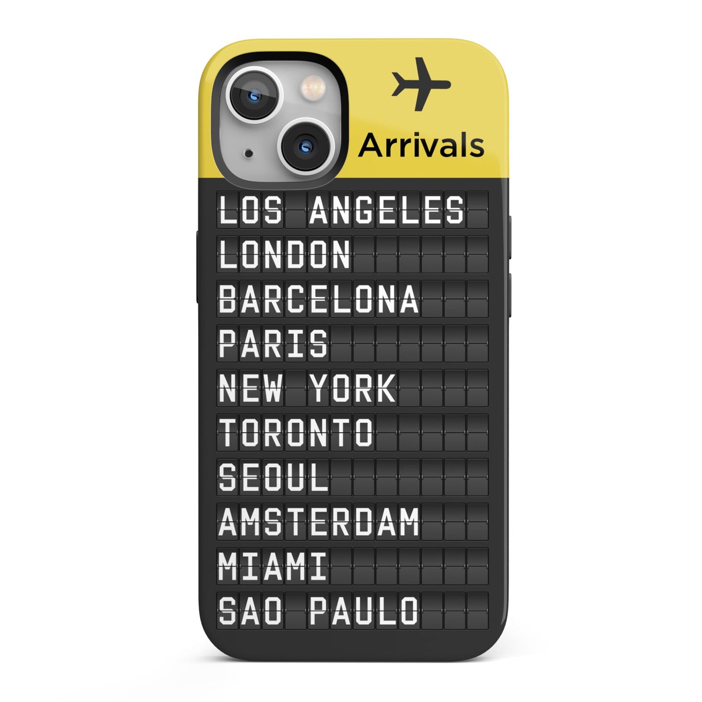 Airport Arrivals Board iPhone 13 Full Wrap 3D Tough Case