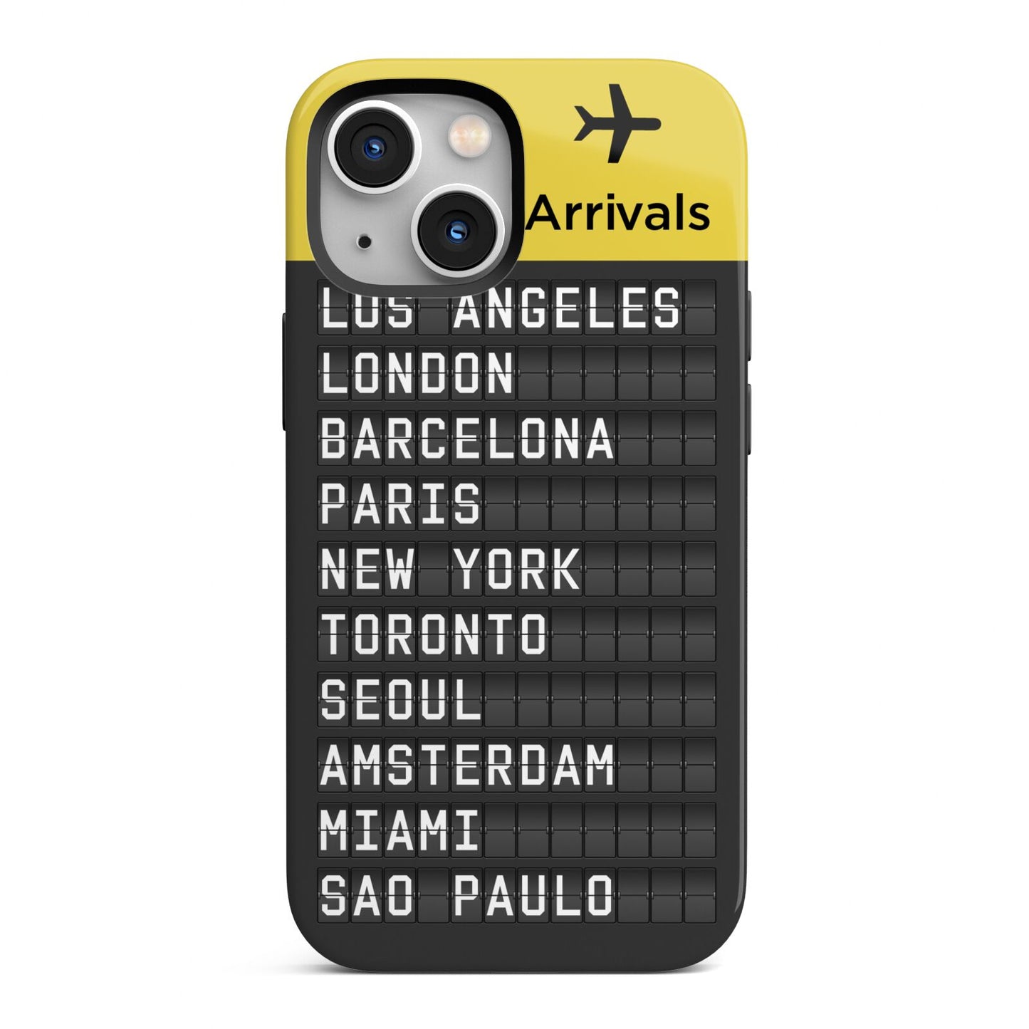 Airport Arrivals Board iPhone 13 Mini Full Wrap 3D Tough Case