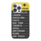 Airport Arrivals Board iPhone 13 Pro Full Wrap 3D Snap Case
