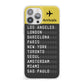Airport Arrivals Board iPhone 13 Pro Max Clear Bumper Case