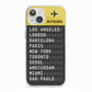 Airport Arrivals Board iPhone 13 TPU Impact Case with White Edges