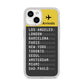 Airport Arrivals Board iPhone 14 Glitter Tough Case Starlight