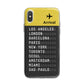 Airport Arrivals Board iPhone X Bumper Case on Silver iPhone Alternative Image 1