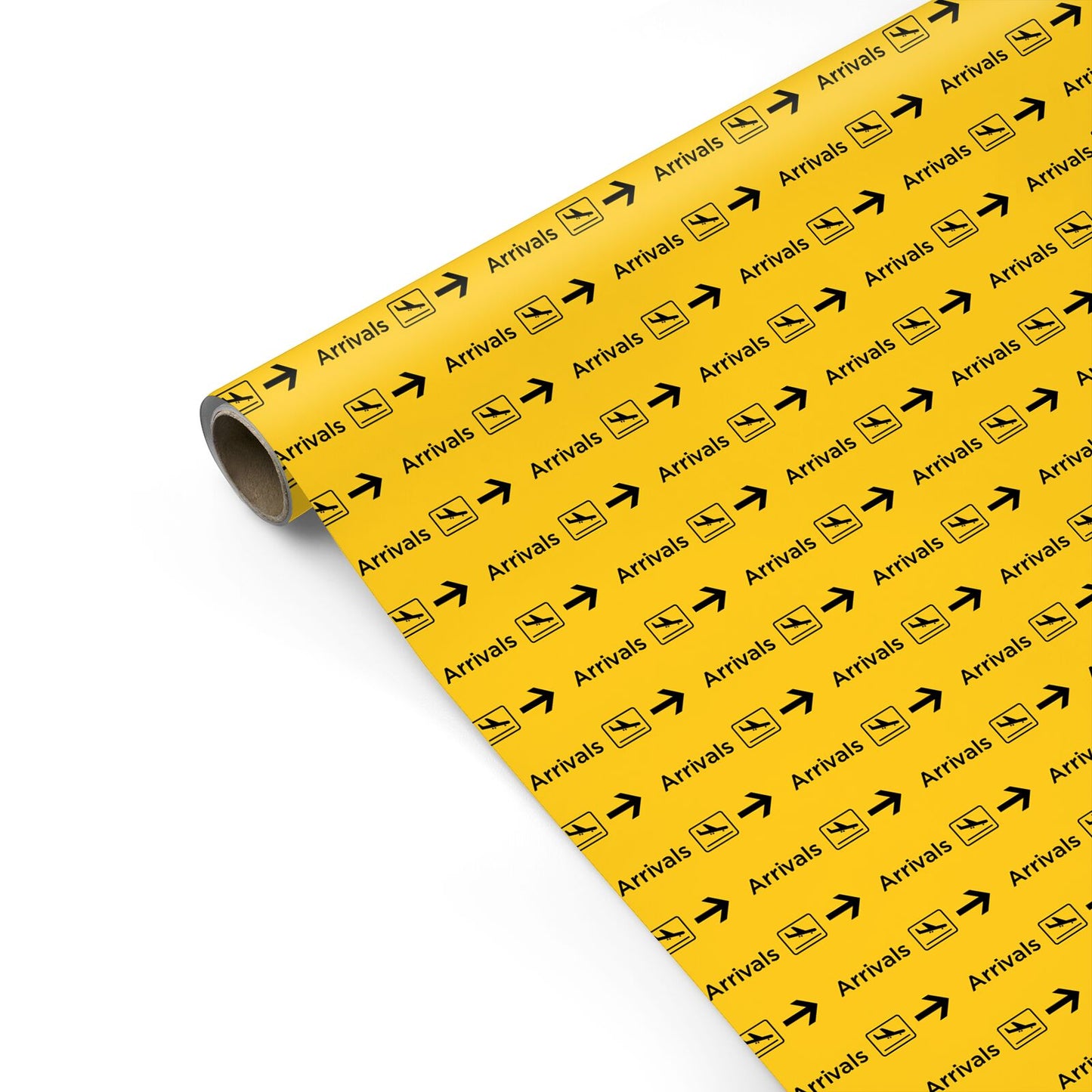 Airport Arrivals Personalised Gift Wrap