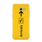 Airport Arrivals Samsung Galaxy A5 2017 Case on gold phone