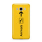 Airport Arrivals Samsung Galaxy J7 2016 Case on gold phone