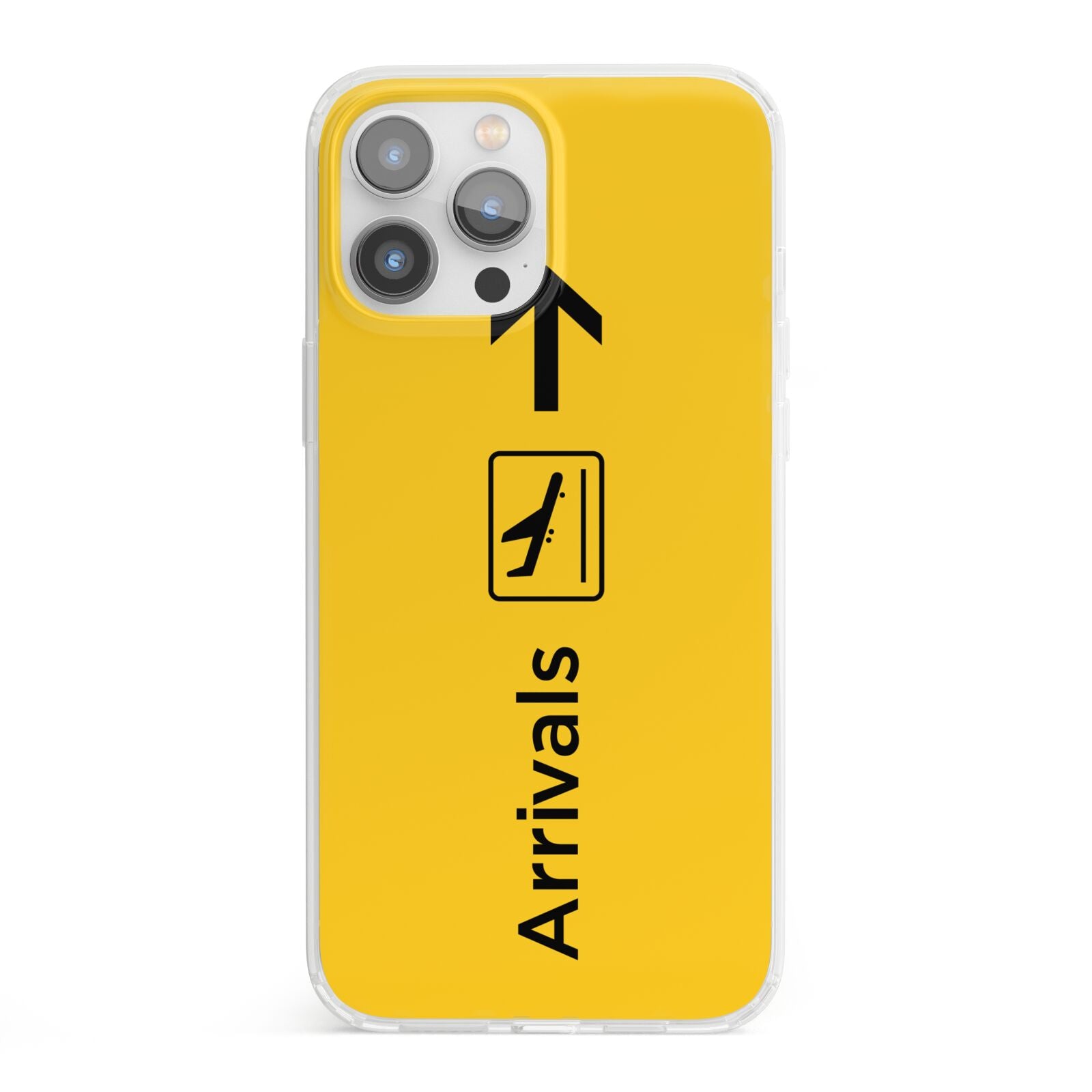 Airport Arrivals iPhone 13 Pro Max Clear Bumper Case