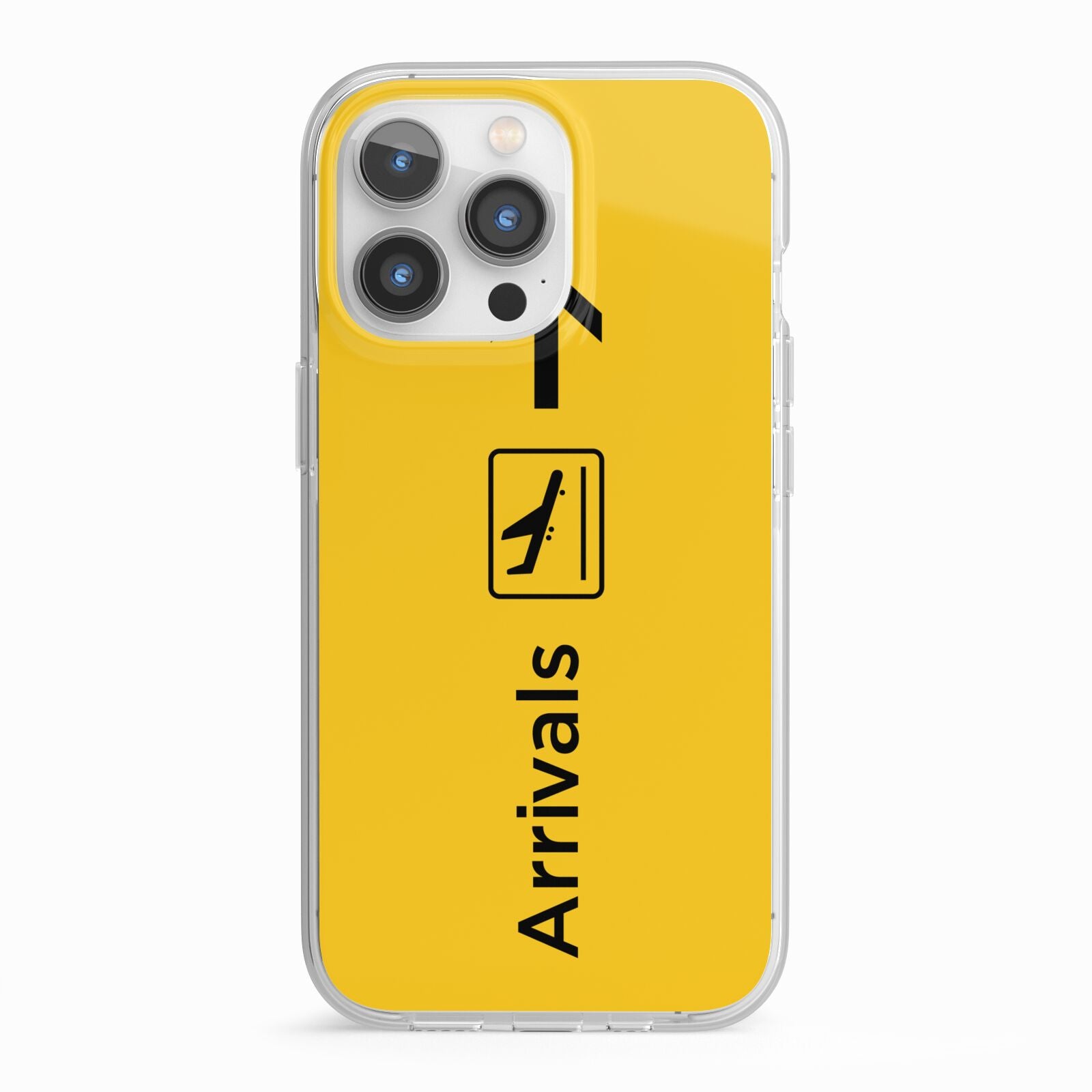 Airport Arrivals iPhone 13 Pro TPU Impact Case with White Edges
