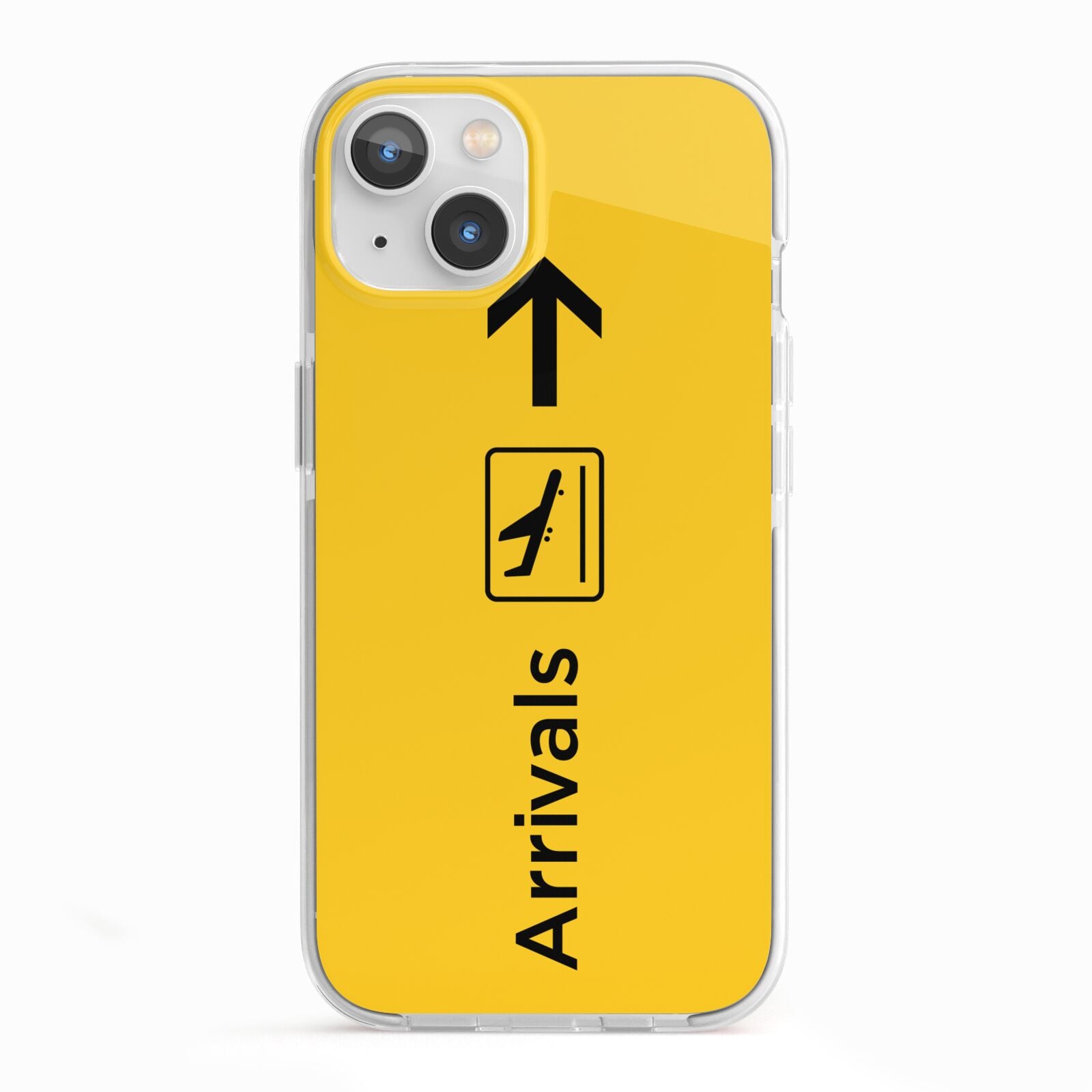 Airport Arrivals iPhone 13 TPU Impact Case with White Edges