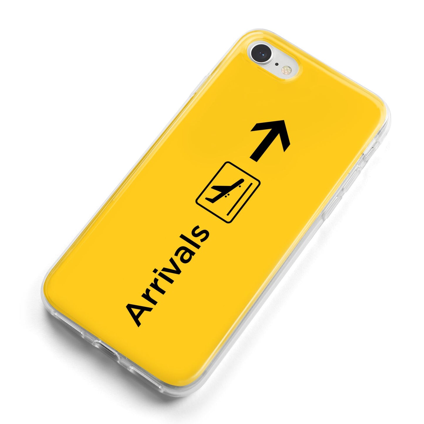 Airport Arrivals iPhone 8 Bumper Case on Silver iPhone Alternative Image