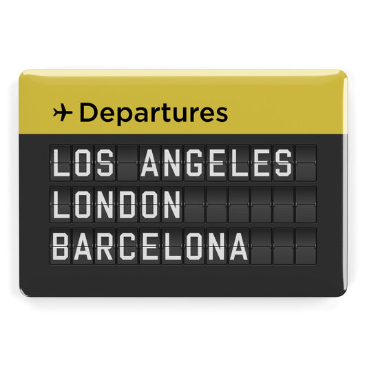Airport Departures Board Apple MacBook Case
