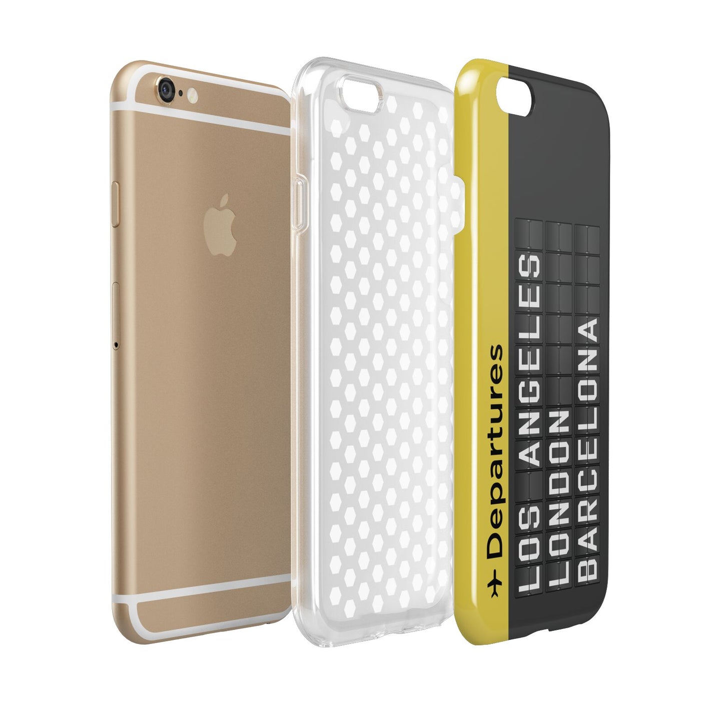 Airport Departures Board Apple iPhone 6 3D Tough Case Expanded view