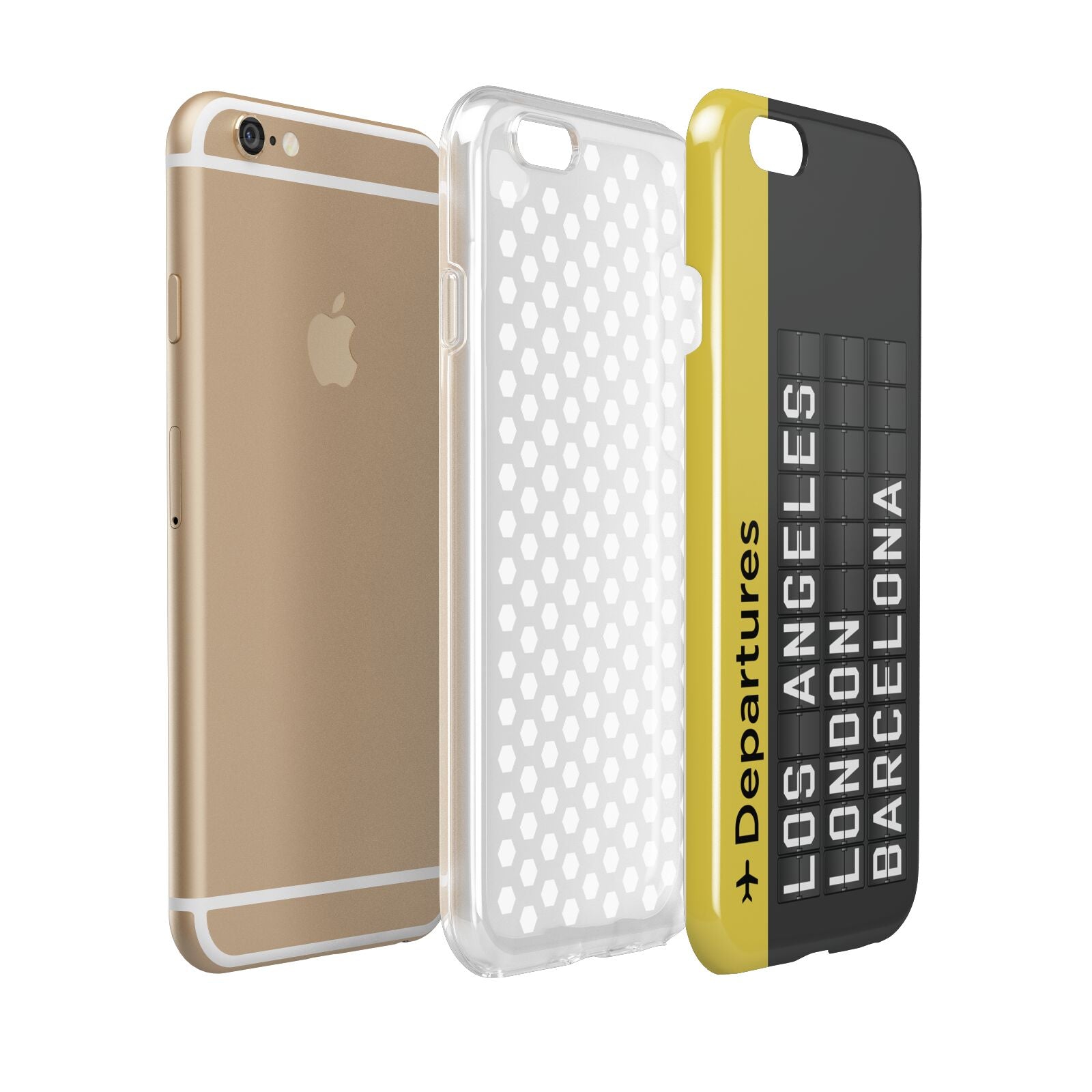 Airport Departures Board Apple iPhone 6 3D Tough Case Expanded view