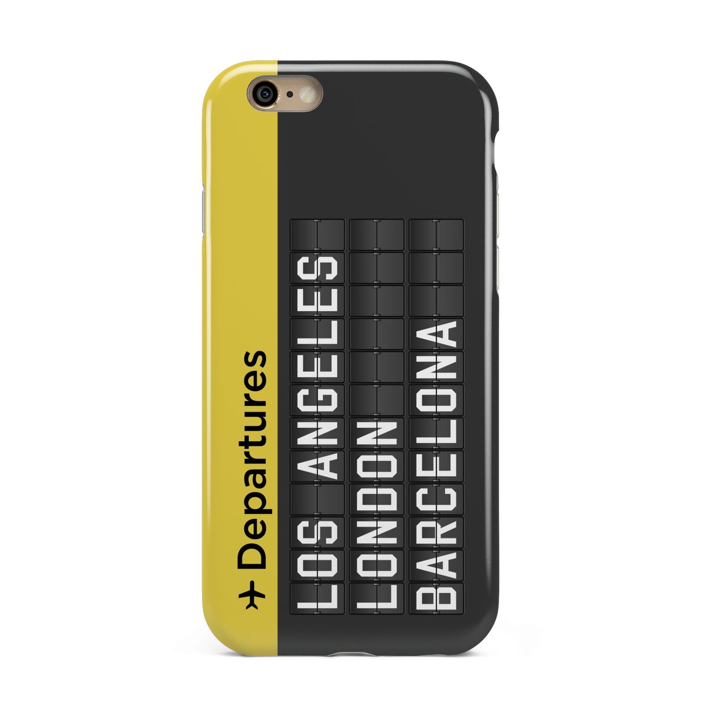 Airport Departures Board Apple iPhone 6 3D Tough Case